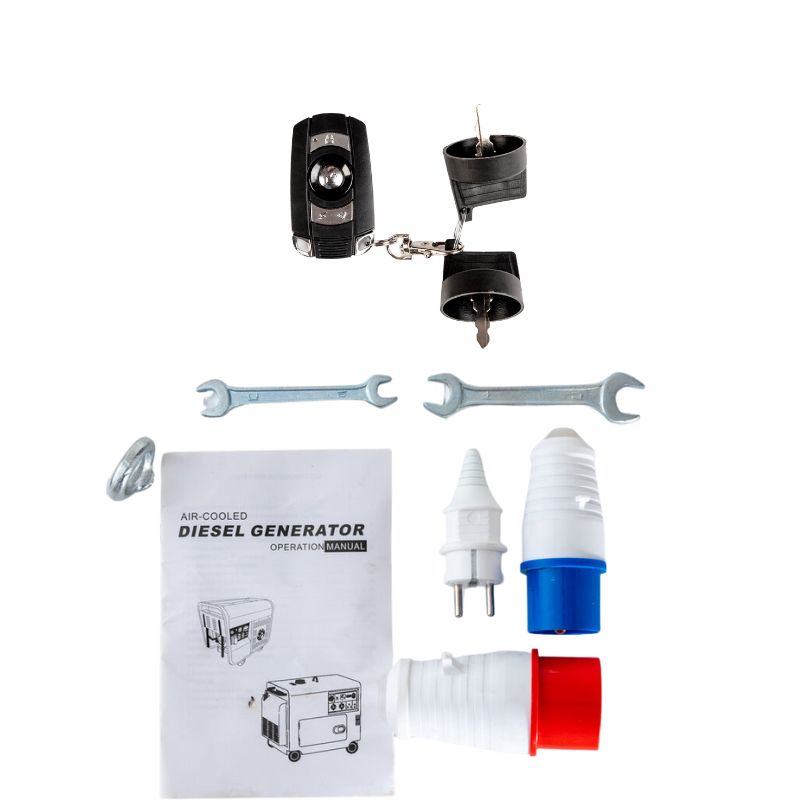 Gruppo elettrogeno/Generatore di corrente diesel Silenziato5000W - 220 / 380V