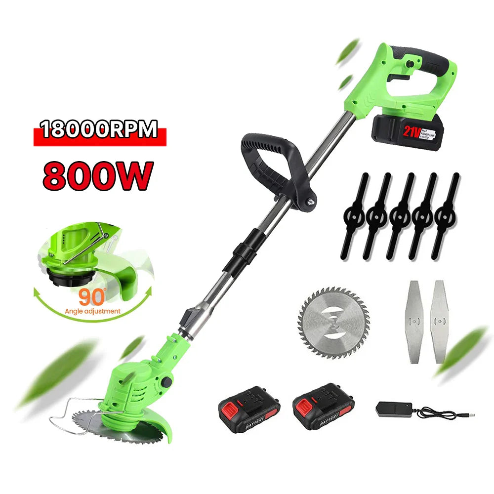 KIT 3 IN 1 DECESPUGLIATORE + MOTOSEGA + FORBICI + 4 BATTERIE 48VF