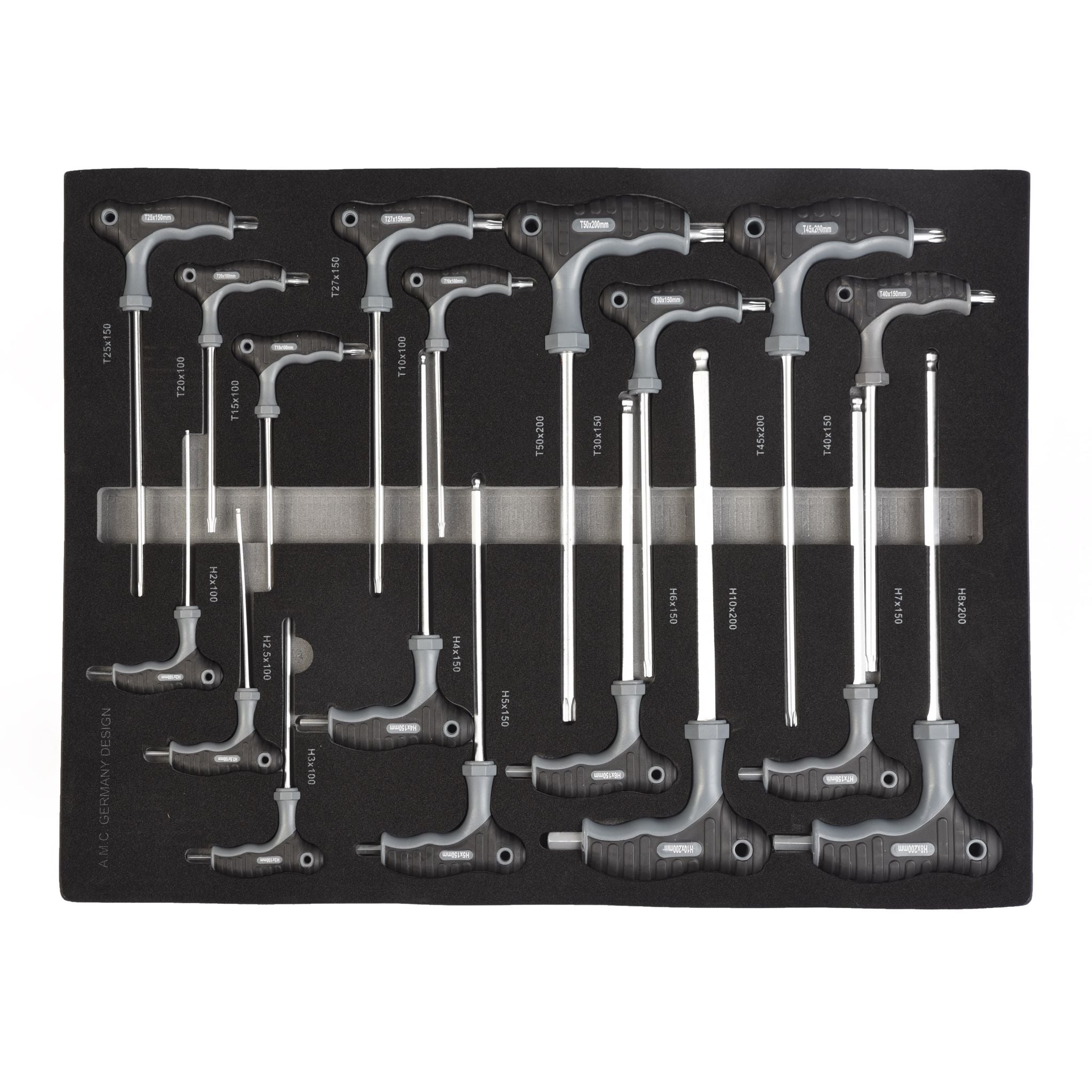 AMC Carrello porta attrezzi completo di utensili 6 cassetti con organizer completo di 1000 utensili