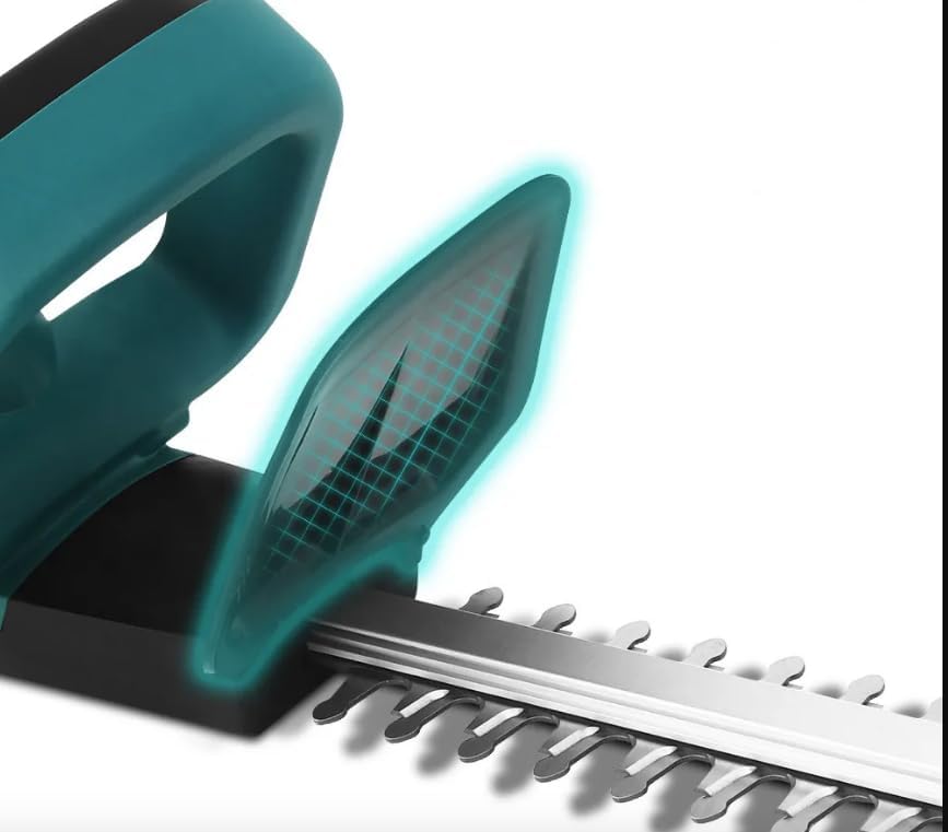 Tagliasiepi a Batteria da 1300W, Lunghezza Lama 50 cm, Tosasiepi, Taglia Siepi, Giardino Arbusti Siepi, con 2 Batterie da 4.0 Ah, Bassa Rumorosità 94dB, Peso 3.24 kg + Guanti Omaggio