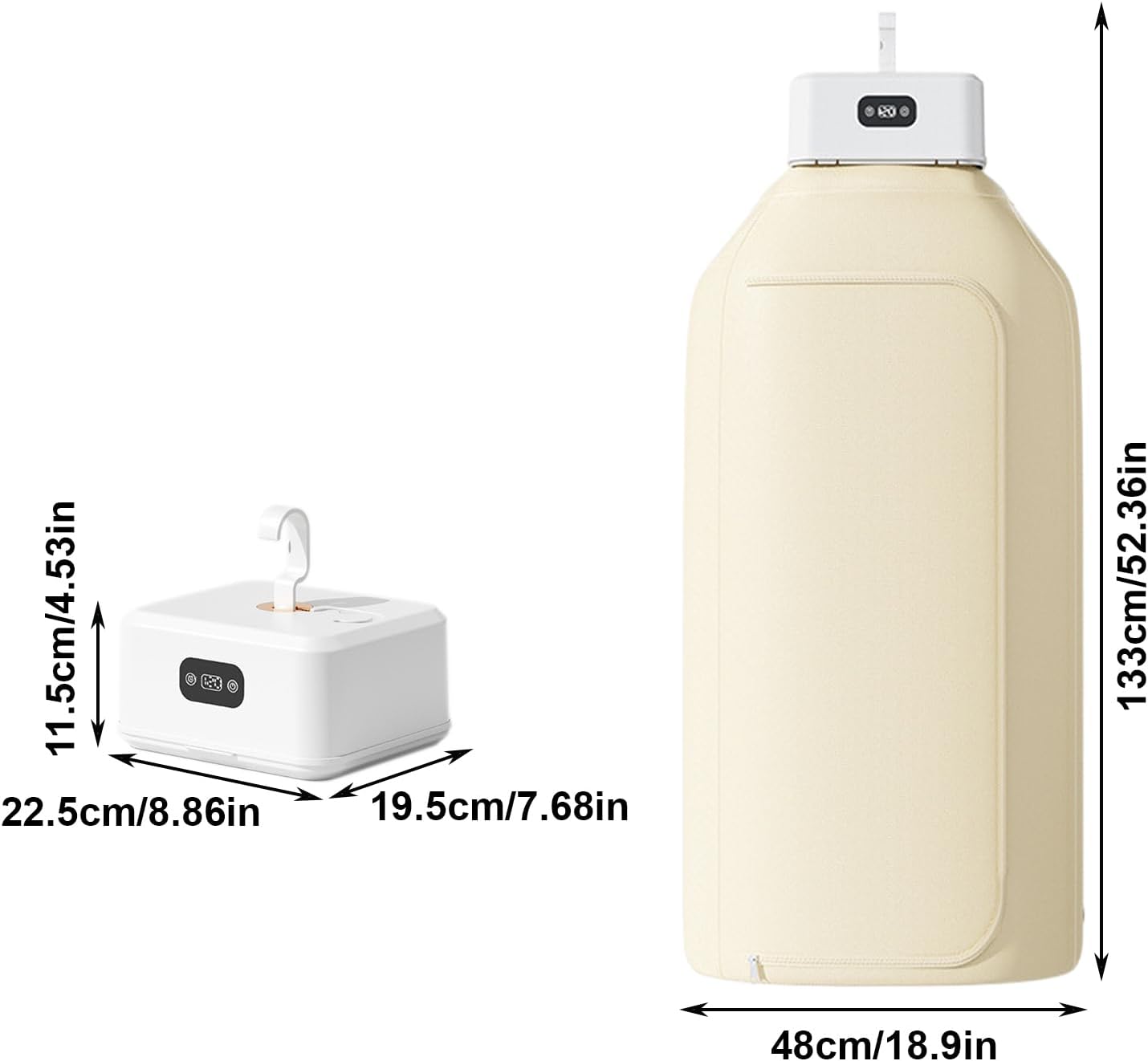 Asciugabiancheria Portatile, Elettrico Per Il Bucato, Macchina Multifunzione Elettrica per Asciugare a Casa Viaggio Interno Appartamento Spazi Ridotti Biancheria Intima