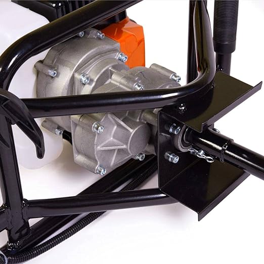 Trivella con motore 52cc 2 Tempi + 3 Punte 100 - 150 - 200mm + Barra di Estensione 50cm