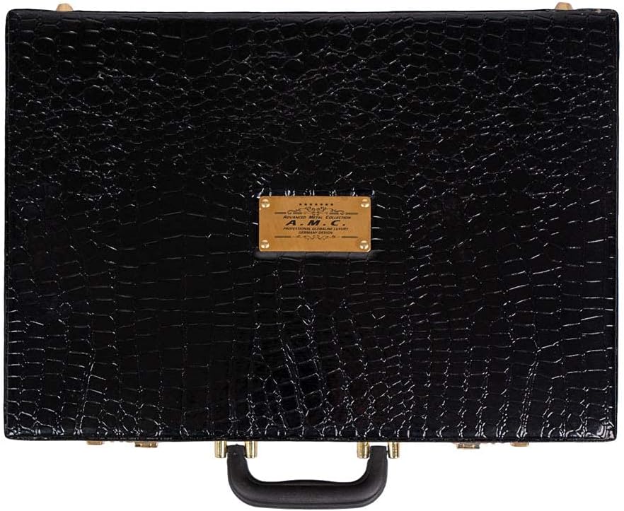 AMC Set di posate ed accessori da 24 pezzi realizzati in acciaio inox 18/10 lucido con manici manici in legno elegante