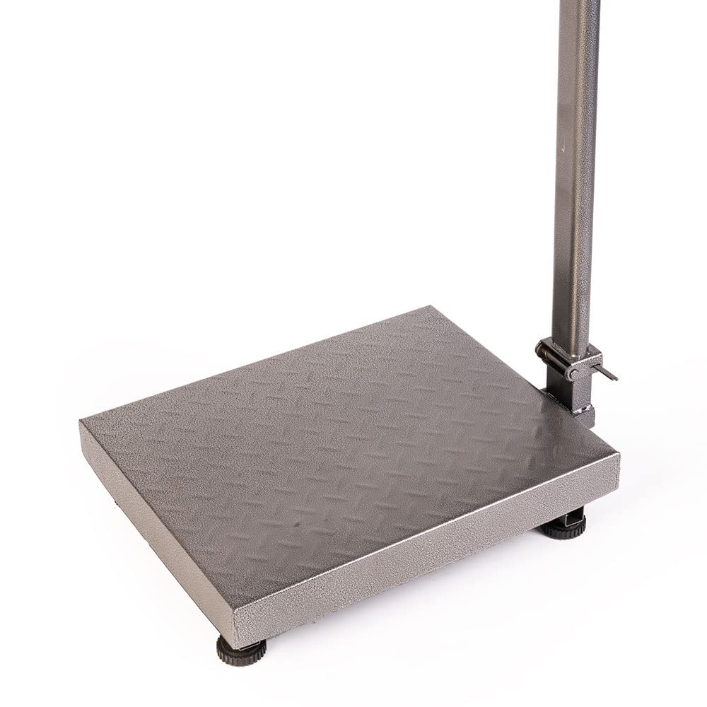 AMC Bilancia Digitale Elettronica Professionale 300 Kg Con Display bilancia industriale ricaricabile per utilizzarla in Negozio, Casa, Azienda o Attività ambulante