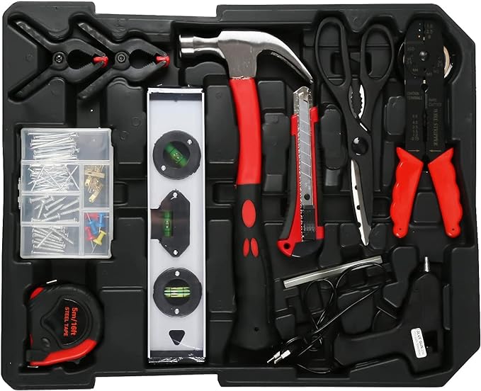 Trolley Set Attrezzi Utensili da Lavoro Professionali 399 pezzi Custodia Trolley Valigia 4 livelli Portattrezzi Cassetta Portautensili in Alluminio con Ruote e Manico Telescopico