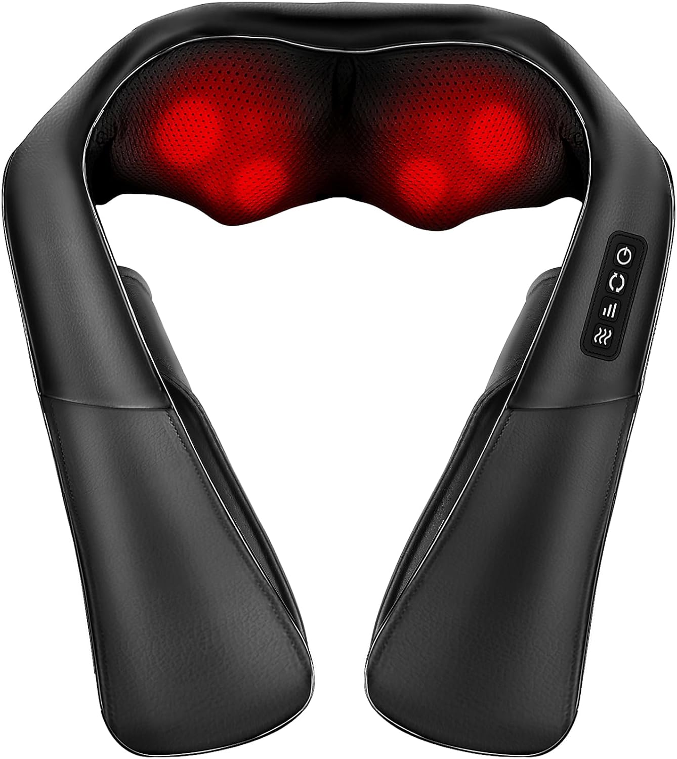 Massaggiatore Cervicale e da Schiena Collo Piedi Massaggiatore Shiatsu 4D Tre Velocità Terapia Riscaldamento Cambio Direzione