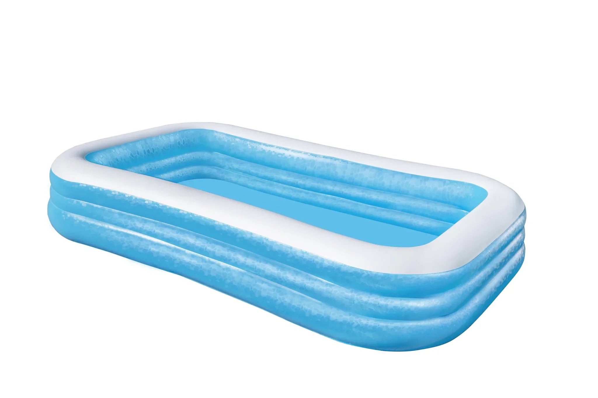 Piscina gonfiabile rettangolare a 3 anelli 262x175x51CM
