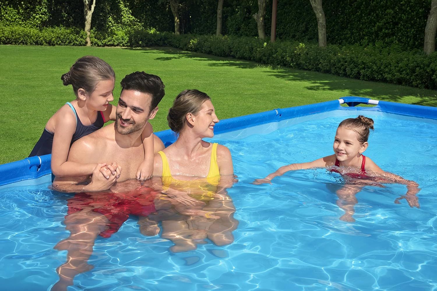 BESTWAY Piscina Steel Pro con telaio in acciaio, da 400x211x81 cm