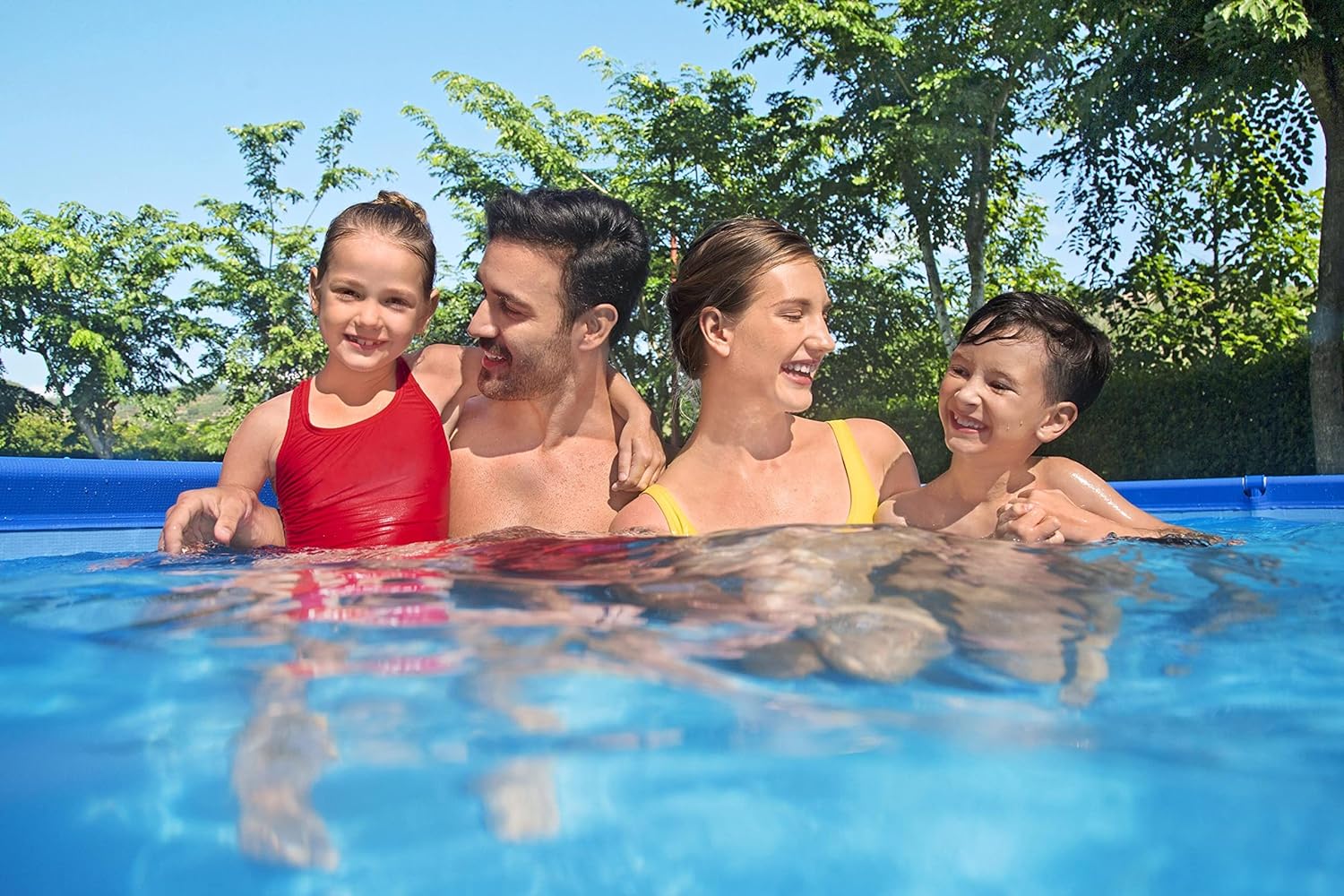 BESTWAY Piscina Steel Pro con telaio in acciaio, da 400x211x81 cm