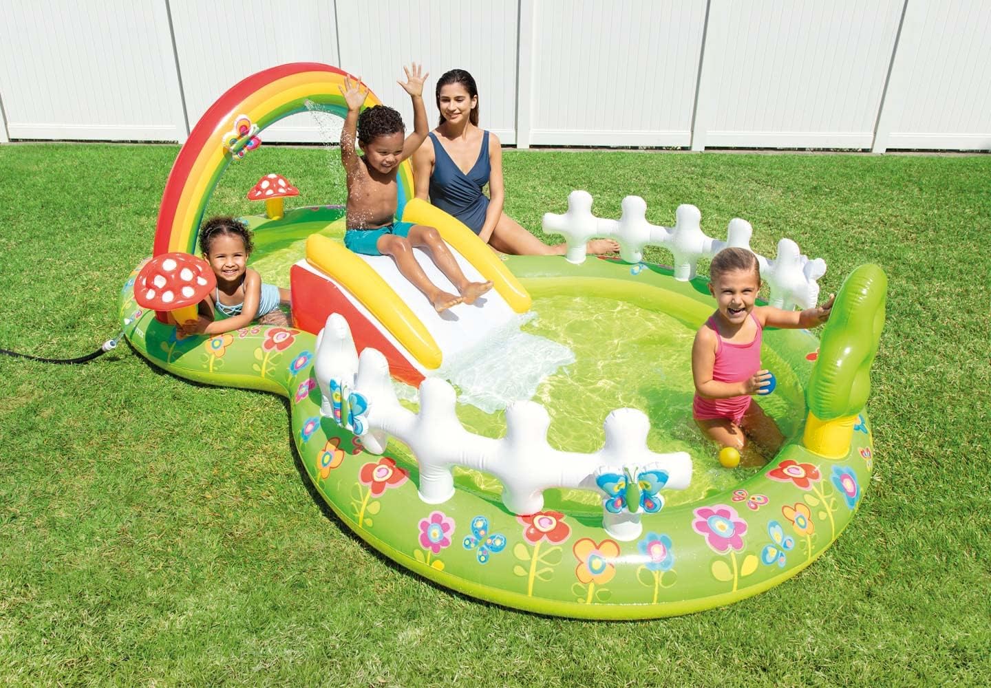 INTEX 57154 Play Garden Center 290 x 180 x 104 cm, Quadrato, 0-14 anni