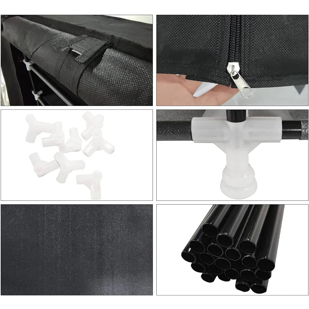 Scarpiera morbida in tessuto con cerniera 1,60 cm di altezza