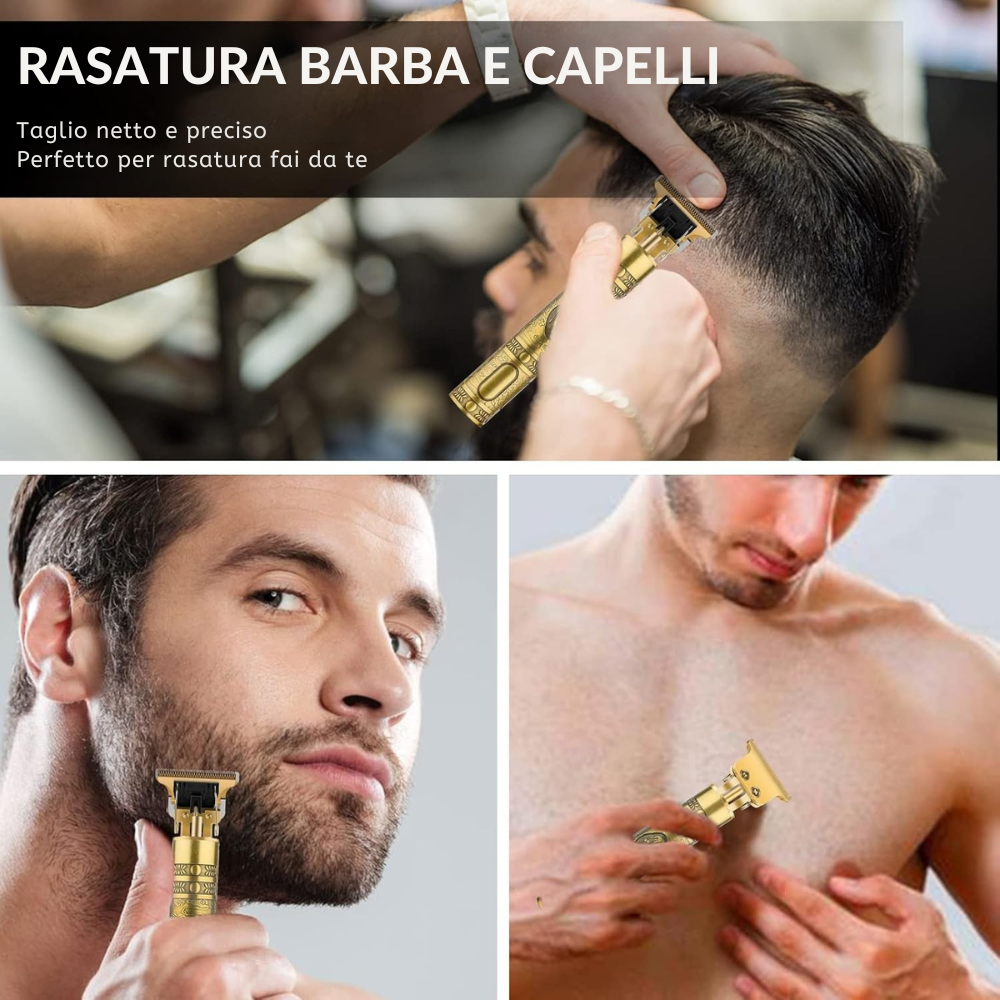 DAUNE RASOIO DA BARBA PROFESSIONALE BARBIERE A LAMA INTERA 100 LAME ASTRA - Foto 5