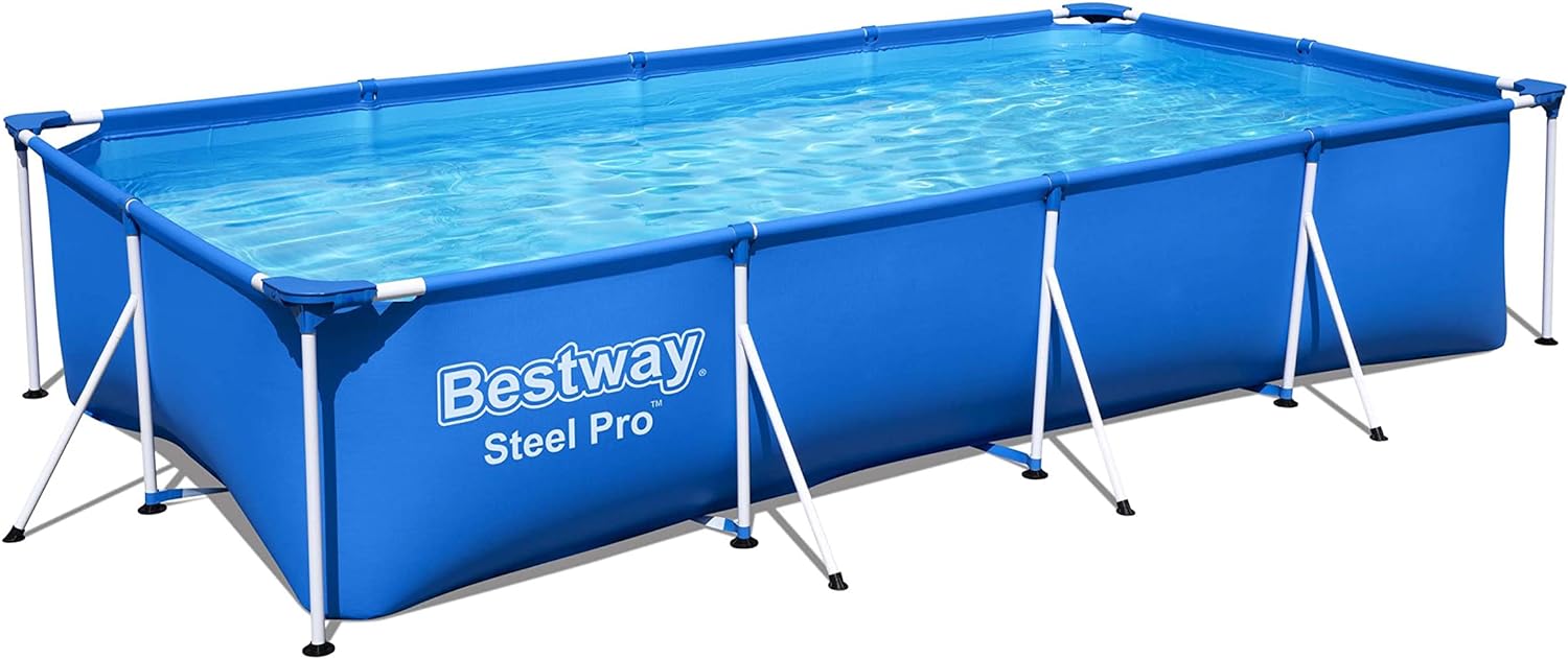 BESTWAY Piscina Steel Pro con telaio in acciaio, da 400x211x81 cm