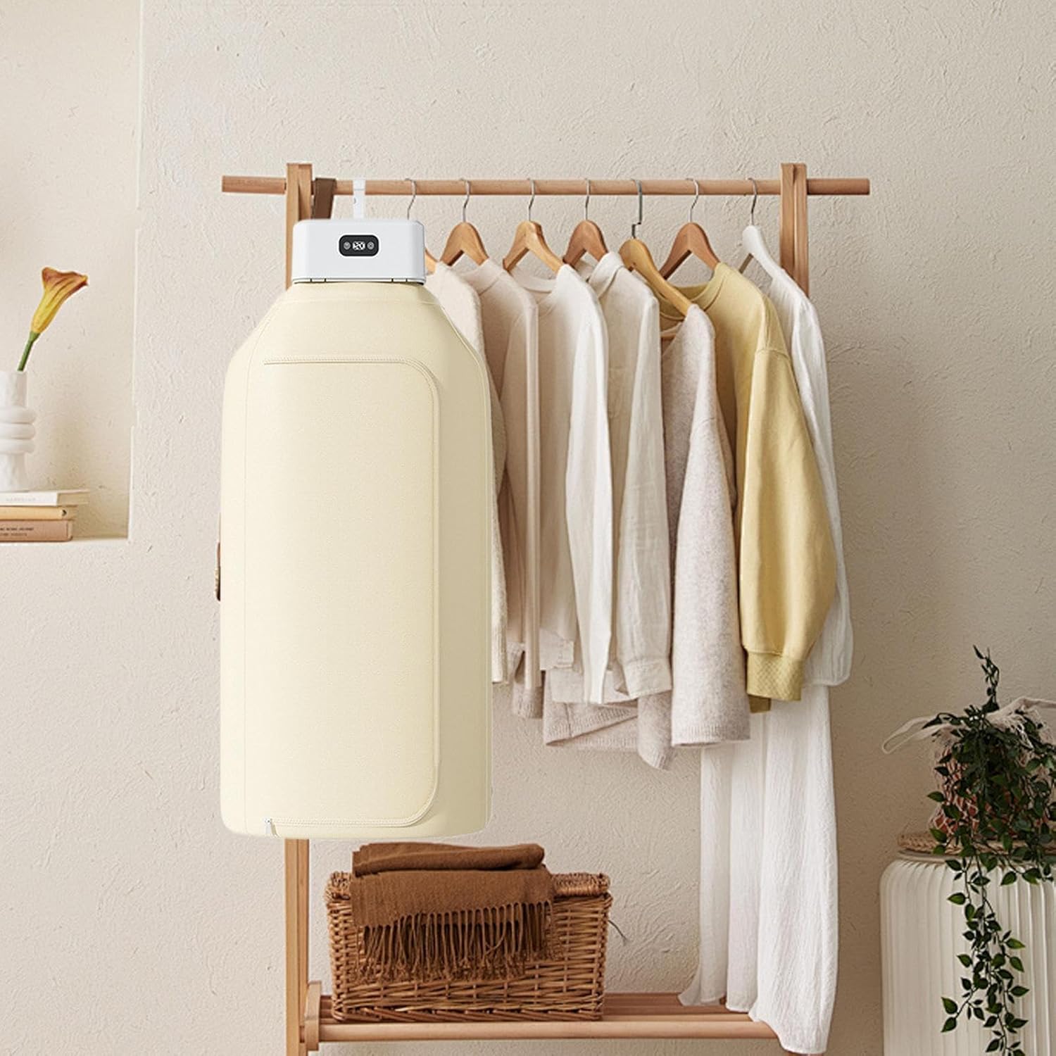 Asciugabiancheria Portatile, Elettrico Per Il Bucato, Macchina Multifunzione Elettrica per Asciugare a Casa Viaggio Interno Appartamento Spazi Ridotti Biancheria Intima