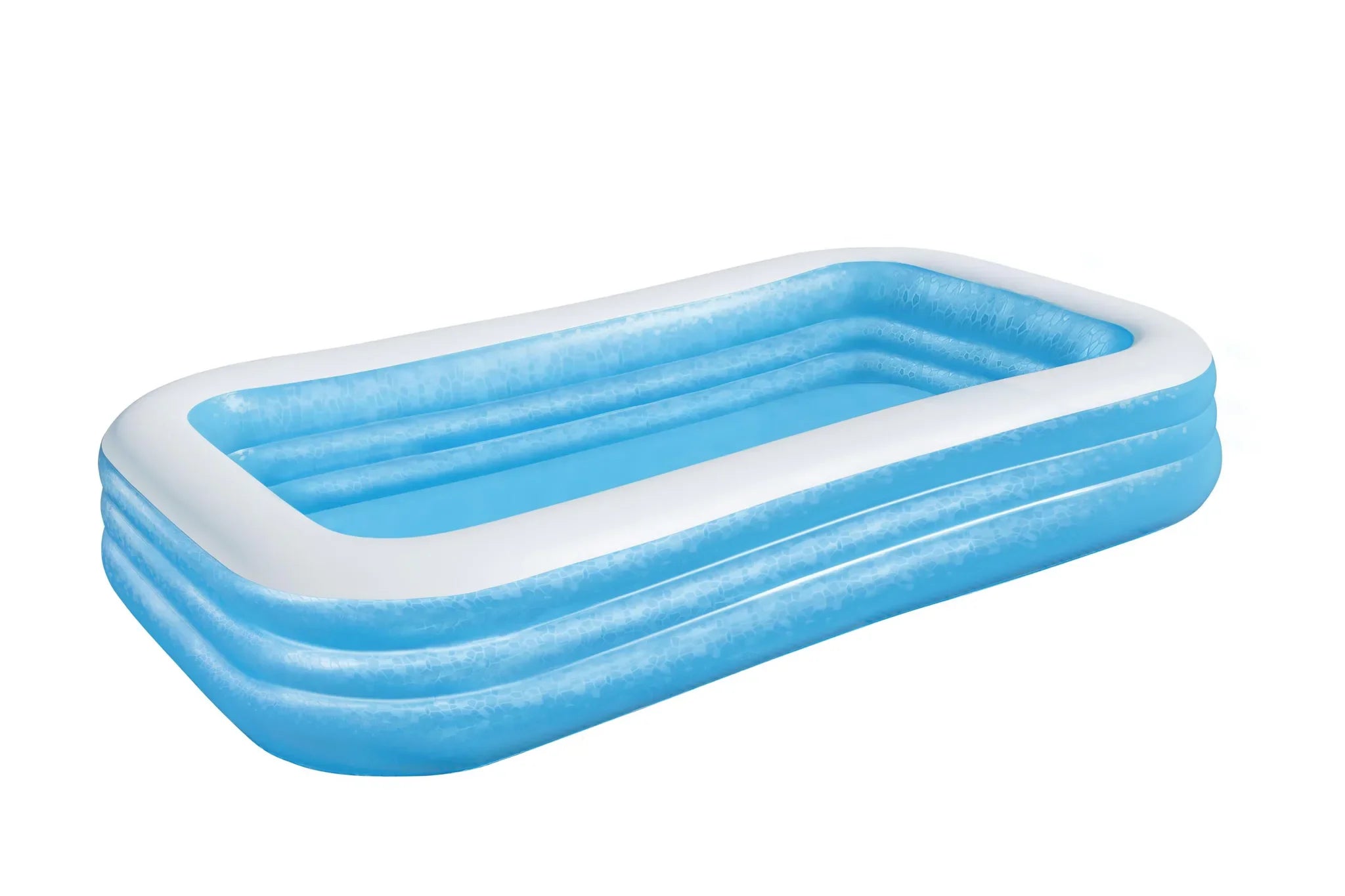 Piscina gonfiabile rettangolare a 3 anelli 262x175x51CM